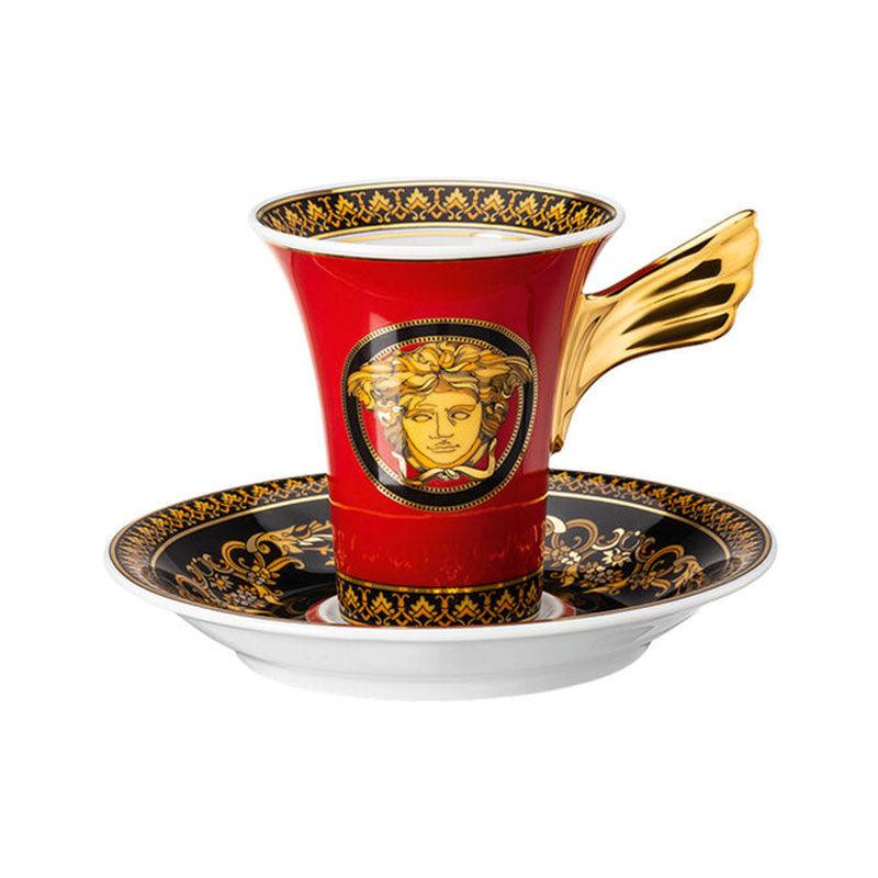 Versace Medusa Mocha Cup & Saucer