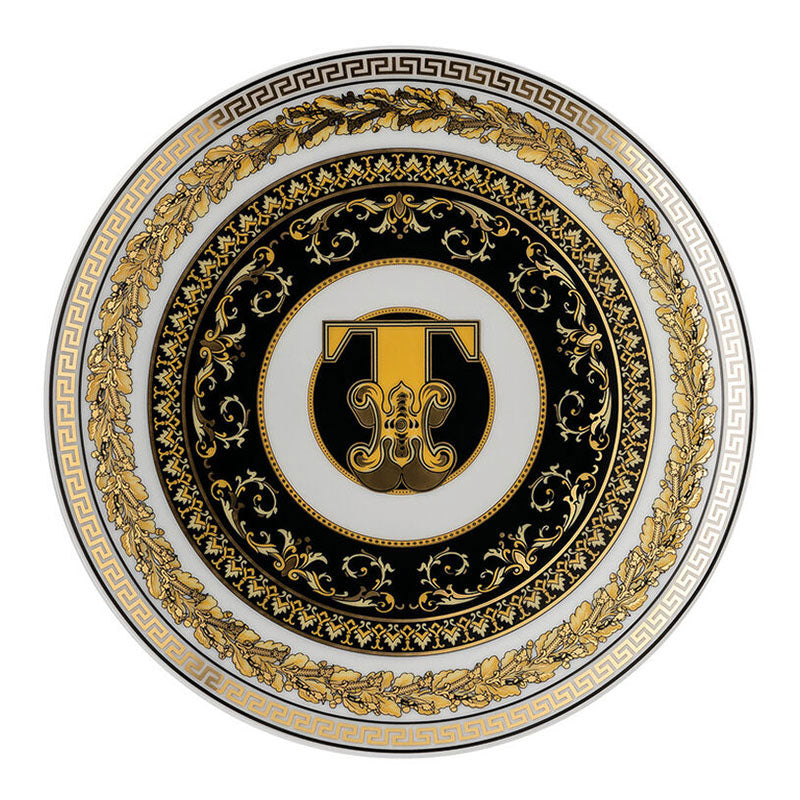 Versace Virtus Alphabet Plate 17 cm Virtus Alphabet T
