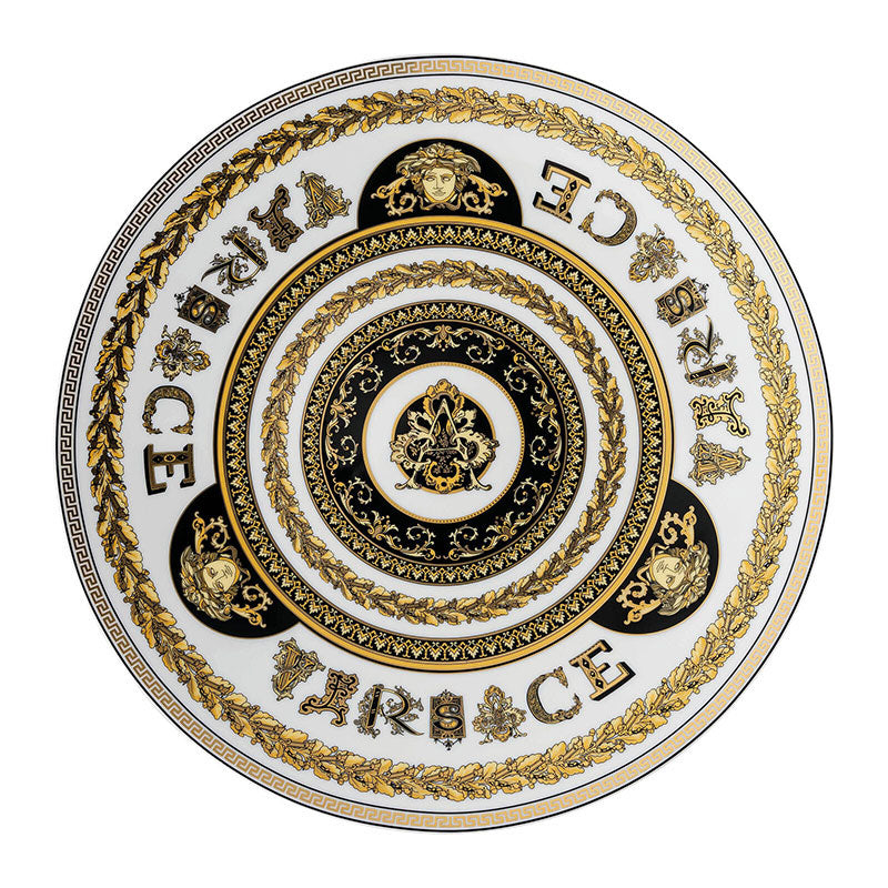 Versace Virtus Alphabet Service plate 33 cm Virtus Alphabet A