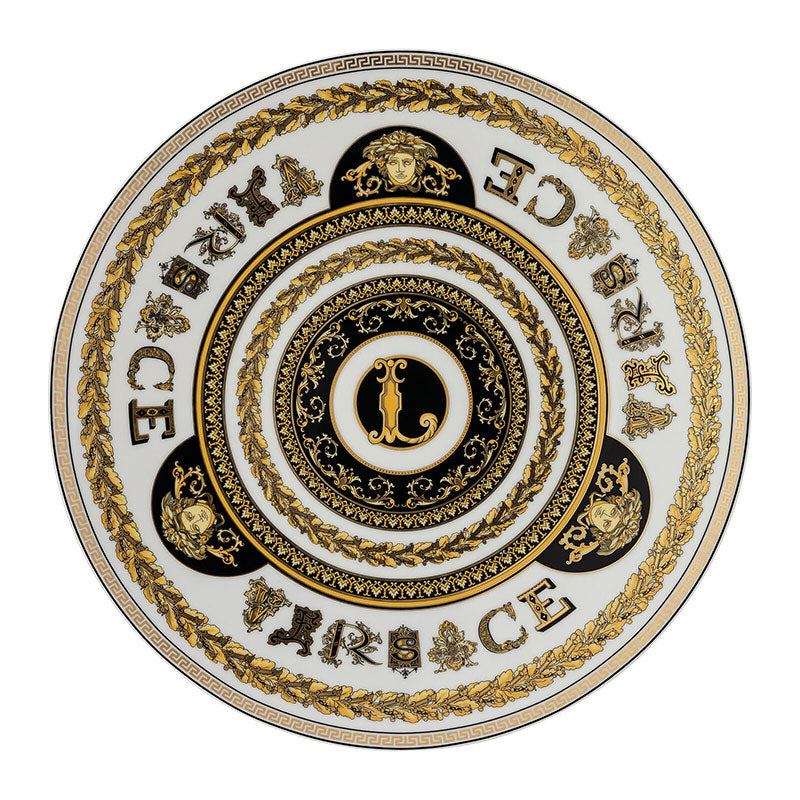 Versace Virtus Alphabet Service plate 33 cm Virtus Alphabet L