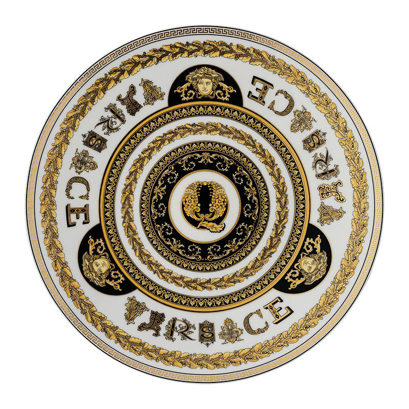Versace Virtus Alphabet Service plate 33 cm Virtus Alphabet Q