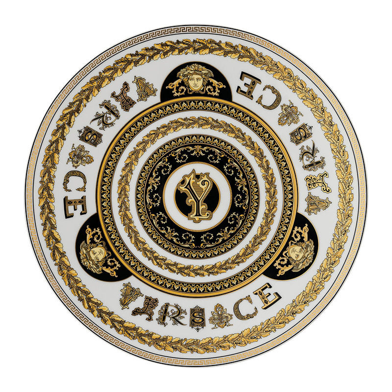 Versace Virtus Alphabet Service plate 33 cm Virtus Alphabet Y